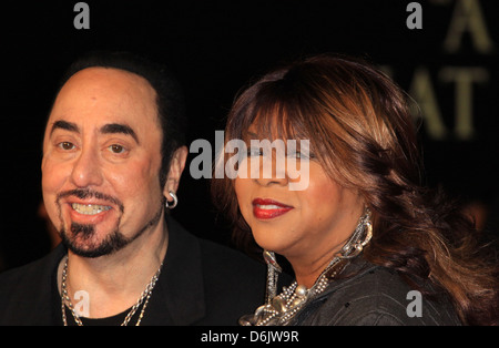 David Gest and Deniece Williams Michael Jackson: The Life of an Icon UK film premiere held at the Empire cinema - Arrivals Stock Photo