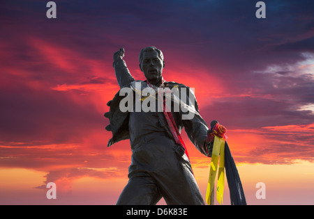 Statue of Freddy Mercury, Montreux, Canton Vaud, Switzerland, Europe Stock Photo