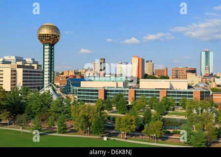 Sunsphere in World's Fair Park, Knoxville, Tennessee, United States of America, North America Stock Photo