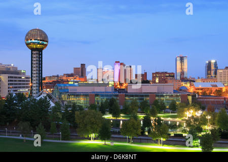 Sunsphere in World's Fair Park, Knoxville, Tennessee, United States of America, North America Stock Photo