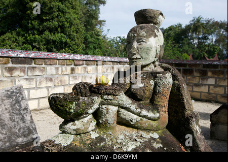 Stone tomb of Anting Malela Boru Sinaga, Tomuk, Samosir Island, Sumatra, Indonesia, Southeast Asia Stock Photo