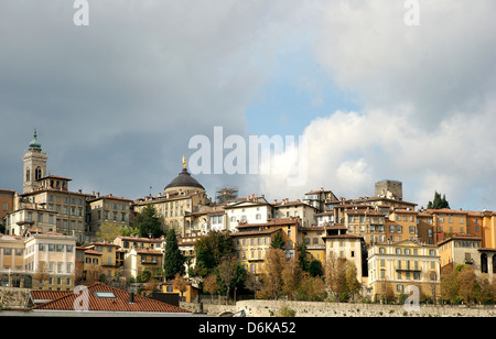 Bergamo Italy, view of the Citta Alta, upper city part of Bergamo,  Lombardy, Italy. Stock Photo