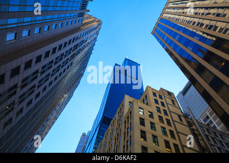 Skyscrapers including Willis Tower, formerly Sears Tower, Chicago, Illinois, United States of America, North America Stock Photo