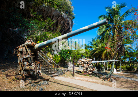 Last Japanese Command Post from World War II, Saipan, Northern Marianas, Central Pacific, Pacific Stock Photo