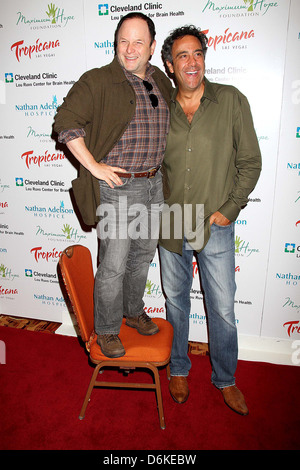 Jason Alexander, Brad Garrett Tropicana Las Vegas hosts a poker tournament for Brad Garrett's 'Maximum Hope Foundation' at Stock Photo