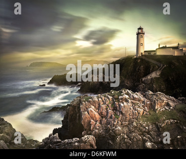 IE - CO.DONEGAL: Fanad Head Lighthouse Stock Photo