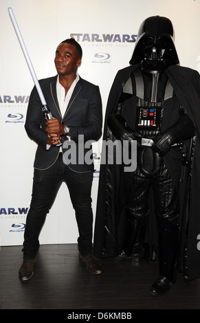 Ore Oduba Star Wars Blu-Ray - launch party at BT Tower London, England - 15.09.11 Stock Photo