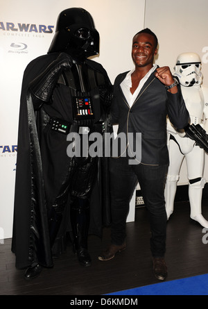 Ore Oduba Star Wars Blu-Ray - launch party at BT Tower London, England - 15.09.11 Stock Photo