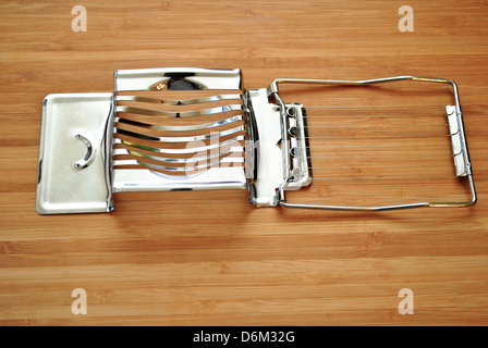 Boiled Egg Slicer Stock Photo