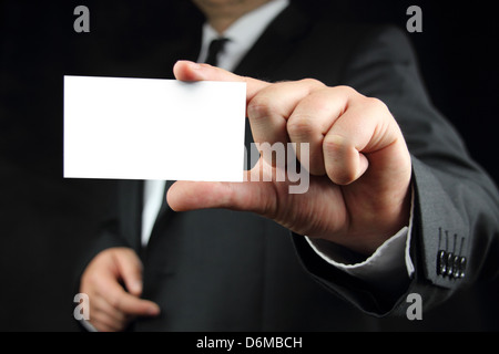 business card with copy space Stock Photo