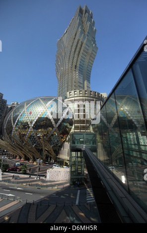 Macau, China, the Casino Grand Lisboa Stock Photo