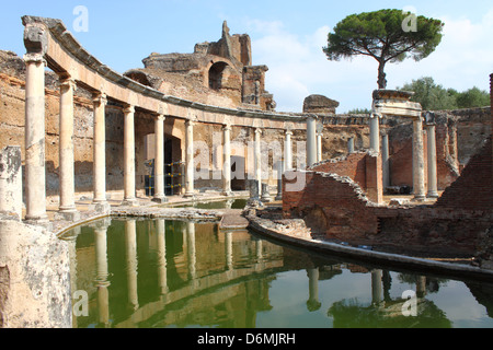 Ruins of Villa Adriana near Rome, Italy
