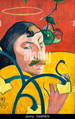 Self Portrait by Paul Gauguin Stock Photo