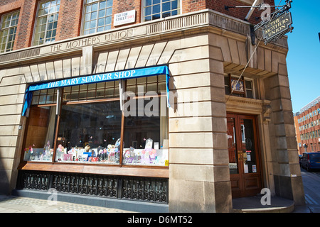 The Mary Sumner Shop who founded the Mothers Union Tufton Street Westminster London UK Stock Photo