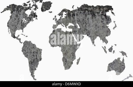 world map, Water concept Stock Photo