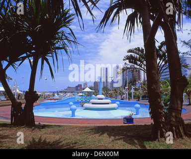 Bathing pools on 'The Golden Mile' beachfont promenade, Durban, KwaZulu-Natal province, South Africa Stock Photo