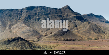 Scenic views of  geological formations in the High Atlas and Anti Atlas Mountains Stock Photo
