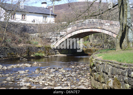 Dunsop Bridge Ribble Valley Lancashire Stock Photo