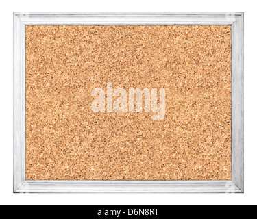 Empty memo note on cork board Stock Photo - Alamy