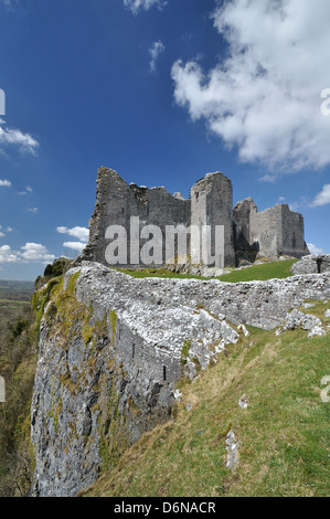 The Wonderful Carreg Cennen Castle, Wales Stock Photo