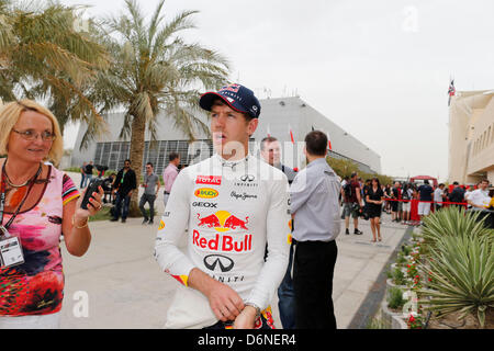 Manam, Bahrain. 20th April, 2013. Motorsports: FIA Formula One World Championship 2013, Grand Prix of Bahrain, Stock Photo