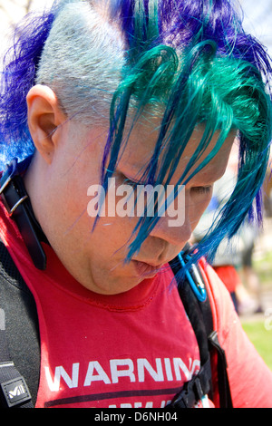 Boy colored dye hair hi-res stock photography and images - Alamy