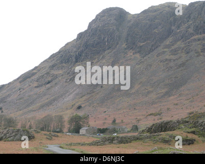 Greendale in Wasdale, near Wast Water and Buckbarrow Crag, Lake District Stock Photo