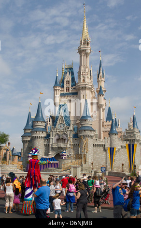 Cinderellas Castle in Walt Disney World Resort in Orlando, Florida. Stock Photo