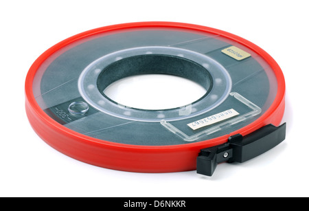 reel 2 reel cassette isolated on white background Stock Photo - Alamy