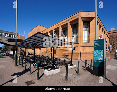 The Royal Conservatoire of Scotland building on the corner of Renfrew Street and Hope Street in Glasgow Scotland Stock Photo