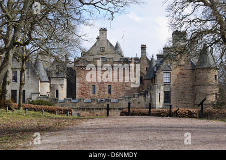 The Dalzell stately home, Motherwell, North Lanarkshire, Scotland, UK Stock Photo