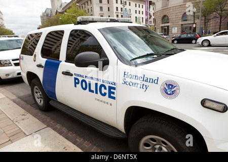 Homeland Security police car - Washington, DC USA Stock Photo