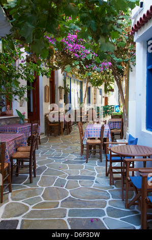 Driopida, ancient village, Kythnos, Cyclades, Greek Islands, Greece, Europe Stock Photo