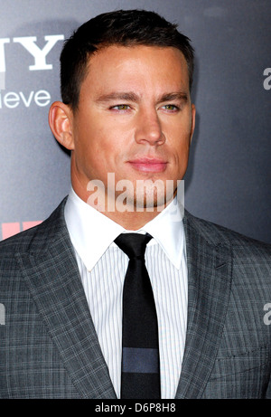 Channing Tatum Los Angeles Premiere of '21 Jump Street' held at the Grauman's Chinese Theater - Arrivals Los Angeles, Stock Photo