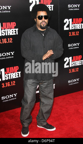 Ice Cube Los Angeles Premiere of '21 Jump Street' held at the Grauman's Chinese Theater - Arrivals Los Angeles, California - Stock Photo