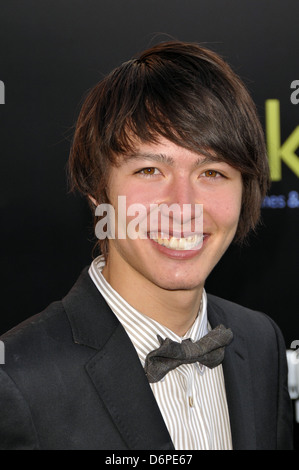 Sam Tan World Premiere of 'THE HUNGER GAMES' held at Nokia Theatre L.A. Live - Arrivals Los Angeles, California - 12.03.12 Stock Photo