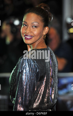 Shanika Warren-Markland UK film premiere of 'Demons Never Die' held at the Odeon West End - Arrivals London, England - 10.10.11 Stock Photo