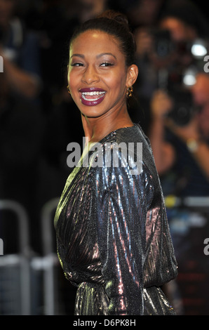 Shanika Warren-Markland UK film premiere of 'Demons Never Die' held at the Odeon West End - Arrivals London, England - 10.10.11 Stock Photo