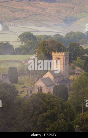 Church, Burnsall, Yorkshire Dales National Park, Yorkshire, England, United Kingdom, Europe Stock Photo