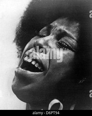 ROBERTA FLACK  Promotional photo of US singer and songwriter  about 1975 Stock Photo