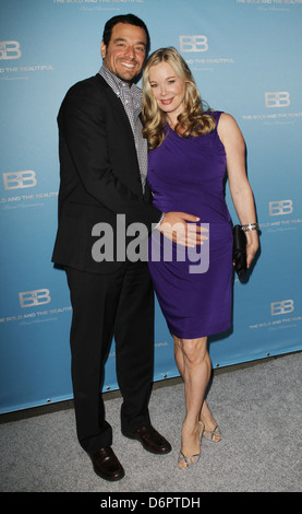 Jennifer Gareis and husband Bobby Ghassemieh attends The Bold and the ...