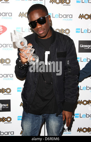 Tinchy Stryder The MOBO Awards 2011 - Press Room Glasgow, Scotland - 05.10.11 Stock Photo