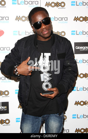 Tinchy Stryder The MOBO Awards 2011 - Press Room Glasgow, Scotland - 05.10.11 Stock Photo