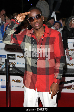 Tinchy Stryder The MOBO Awards 2011 - Arrivals Glasgow, Scotland - 05.10.11 Stock Photo