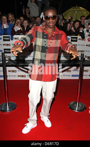 Tinchy Stryder The MOBO Awards 2011 - Arrivals Glasgow, Scotland - 05.10.11 Stock Photo