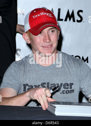 Cole Whitt Palms Casino Resort welcomes Nascar stars Danica Patrick and Cole Whitt to sign autographs during Nascar weekend Las Stock Photo