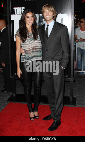 Daniela Ruah, Eric Christian Olsen 'The Thing' Los Angeles Premiere held at The AMC Universal City Walk in Universal City Los Stock Photo