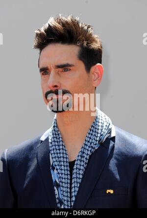 Los Angeles, USA. 22nd April, 2013. Kevin Richardson at the induction ceremony for Star on the Hollywood Walk of Fame for The Backstreet Boys, Hollywood Boulevard, Los Angeles, CA April 22, 2013. Photo By: Elizabeth Goodenough/Everett Collection/Alamy Live News Stock Photo