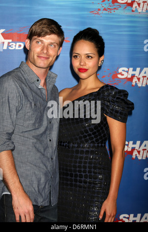 Chris Carmack, Alyssa Diaz Screening of 'Shark Night' at the Universal CityWalk - Arrivals Los Angeles, California - 01.09.11 Stock Photo