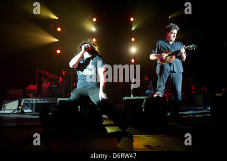 London, UK. 22nd April, 2013. Counting Crows perform live at Hammersmith Apollo, London. Stock Photo